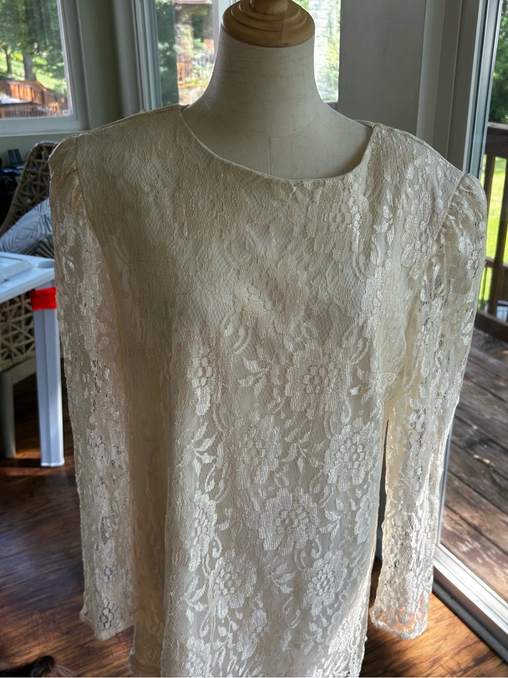 Vintage David Rose Tunic/ Mini-Dress, Laced Sz 16 Made In The USA